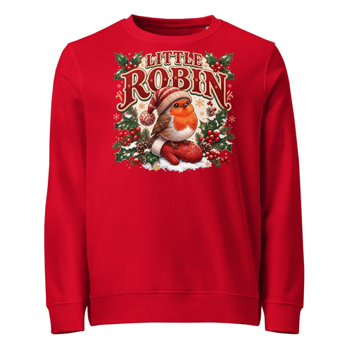 Little Robin Christmas Mid-Weight Sweatshirt - Ricki Robin