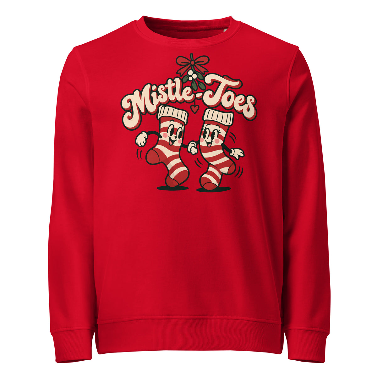 Mistle-Toes Christmas Mid-Weight Sweatshirt - Ricki Robin