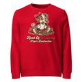 Head Of Wrapping Paper Destruction Christmas Mid-Weight Sweatshirt - Ricki Robin