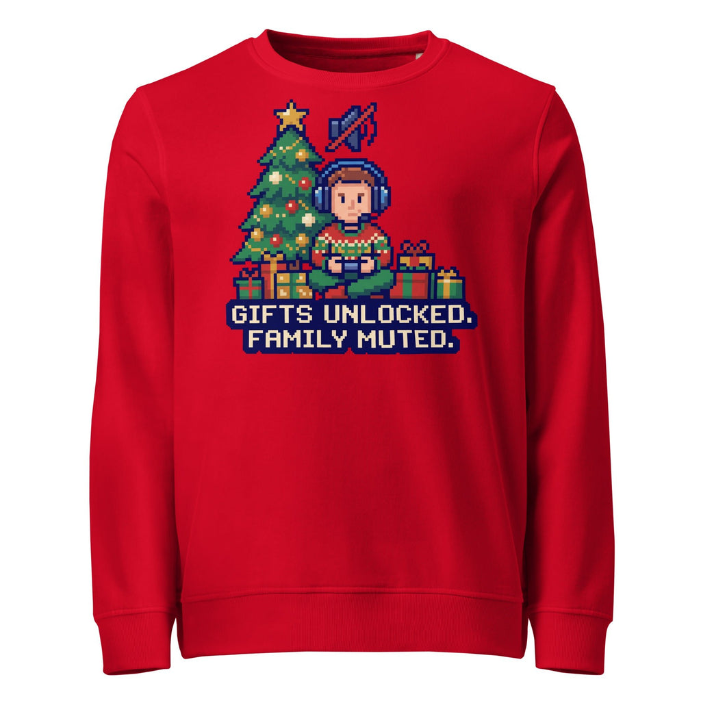 Gifts Unlocked. Family Muted. Christmas Mid-Weight Sweatshirt - Ricki Robin