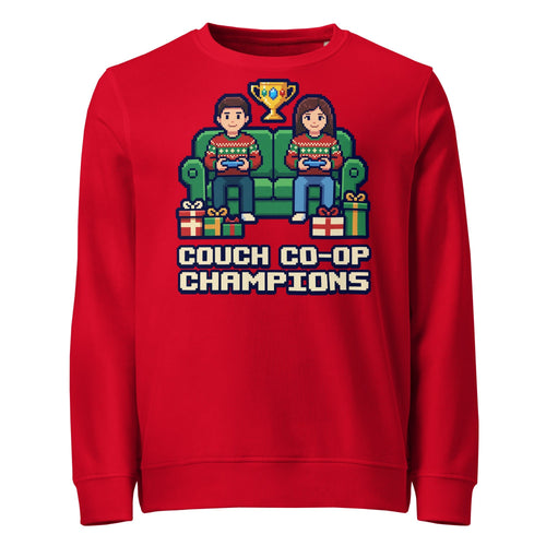 Couch Co-op Champions Christmas Mid-Weight Sweatshirt - Ricki Robin