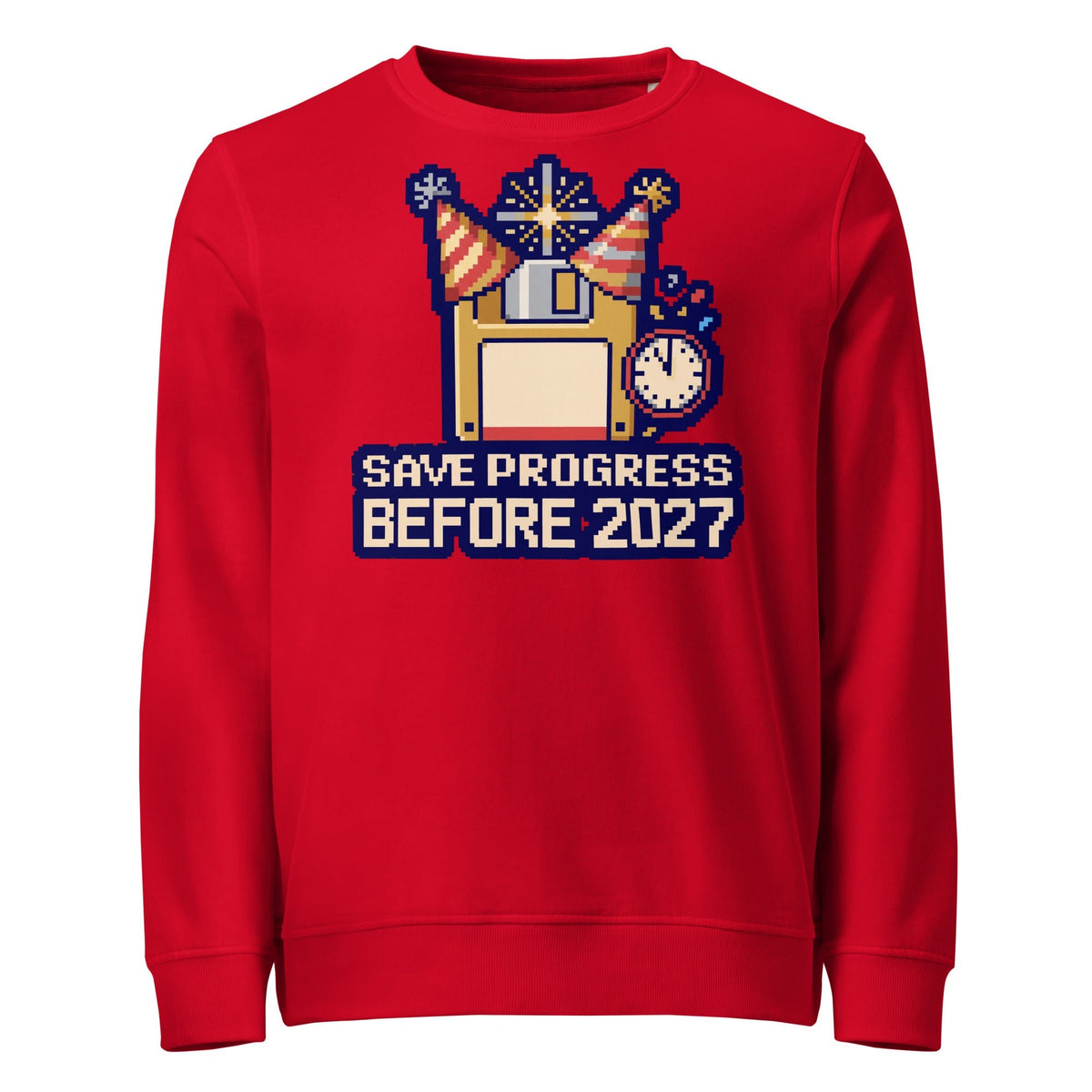 Save Progress Before 2027 New Year Mid-Weight Sweatshirt - Ricki Robin