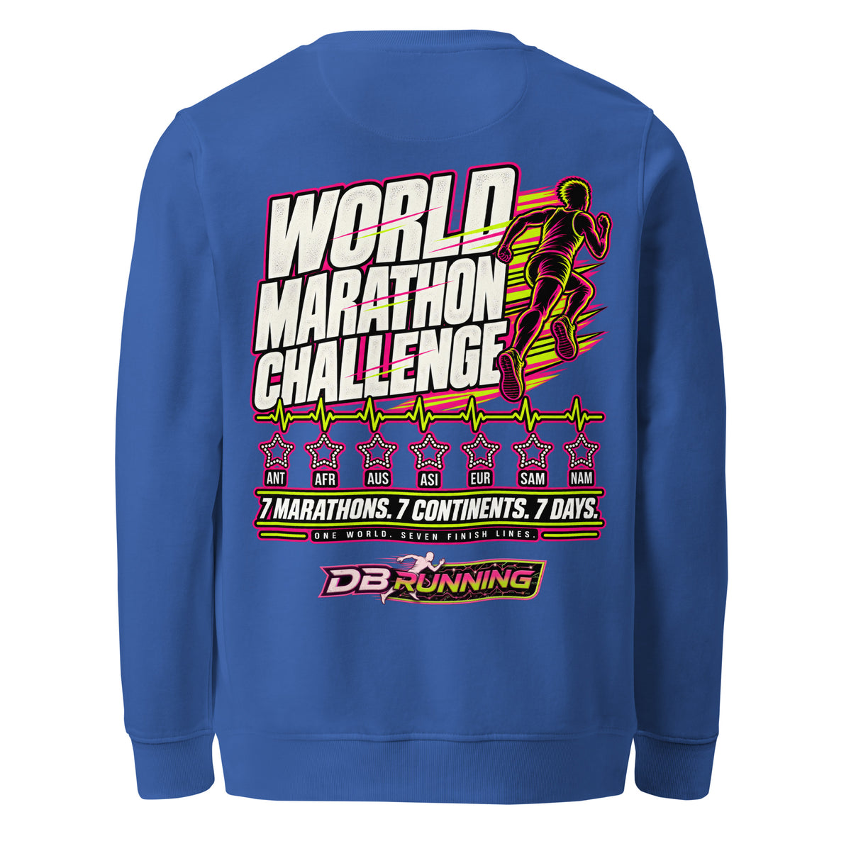 World Marathon Challenge Male - Mid-Weight Sweatshirt - DB Running