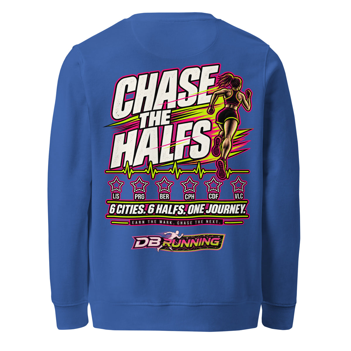 Chase the Halfs Female - Mid-Weight Sweatshirt - DB Running