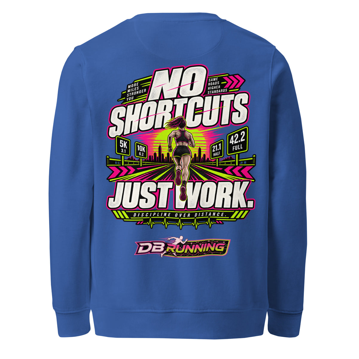 No Shortcuts Female - Mid-Weight Sweatshirt - DB Running