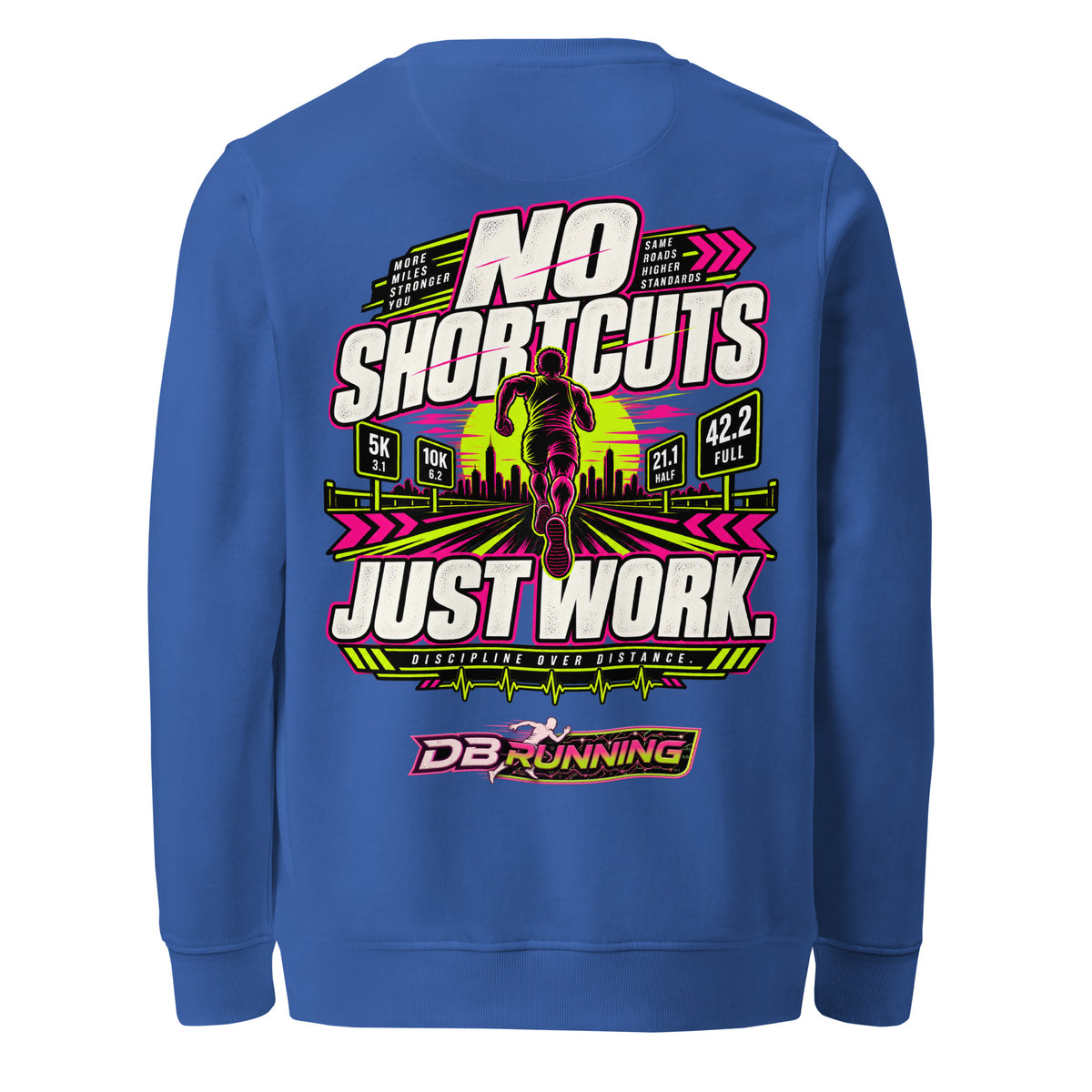 No Shortcuts Male - Mid-Weight Sweatshirt - DB Running