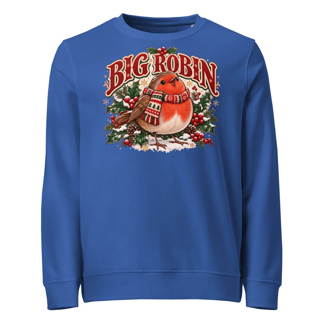 Big Robin Christmas Mid-Weight Sweatshirt - Ricki Robin