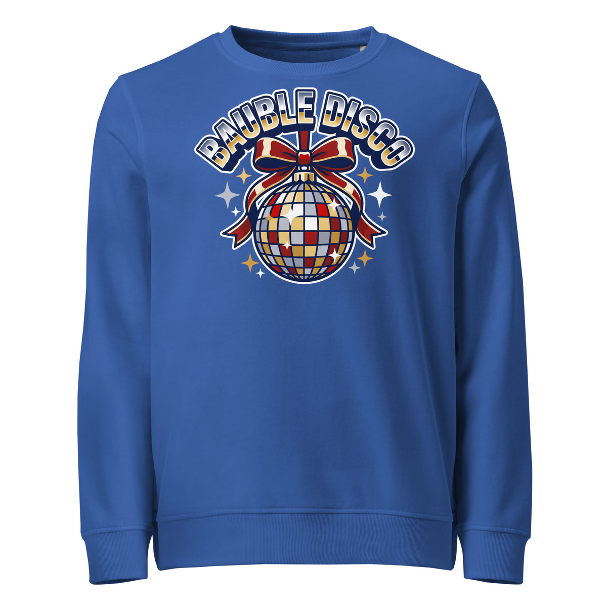 Bauble Disco Christmas Mid-Weight Sweatshirt - Ricki Robin