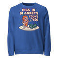 Pigs In Blankets Count As Veg Christmas Mid-Weight Sweatshirt - Ricki Robin