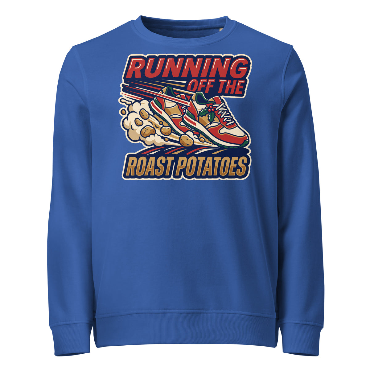 Running Off The Roast Potatoes Christmas Mid-Weight Sweatshirt - Ricki Robin