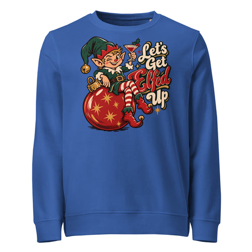 Let's Get Elfed Up Christmas Mid-Weight Sweatshirt - Ricki Robin