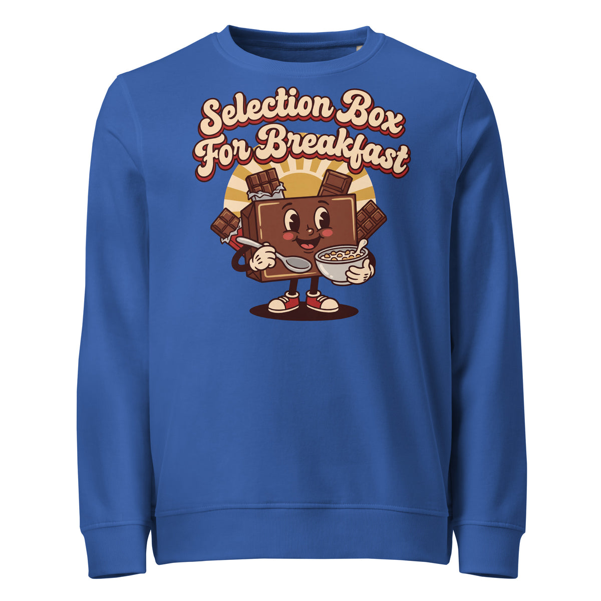 Selection Box For Breakfast Christmas Mid-Weight Sweatshirt - Ricki Robin