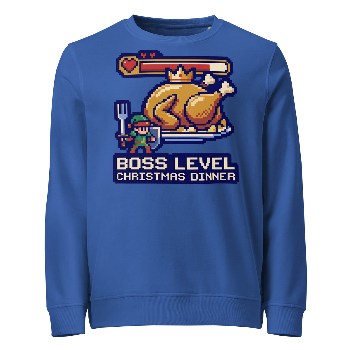 Boss Level: Christmas Dinner Mid-Weight Sweatshirt - Ricki Robin