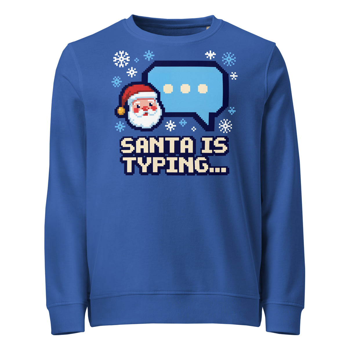 Santa Is Typing... Christmas Mid-Weight Sweatshirt - Ricki Robin
