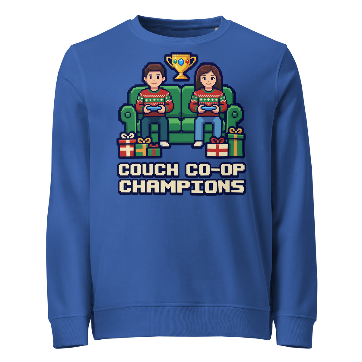 Couch Co-op Champions Christmas Mid-Weight Sweatshirt - Ricki Robin