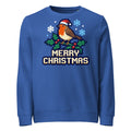 8-Bit Robin Christmas Mid-Weight Sweatshirt - Ricki Robin