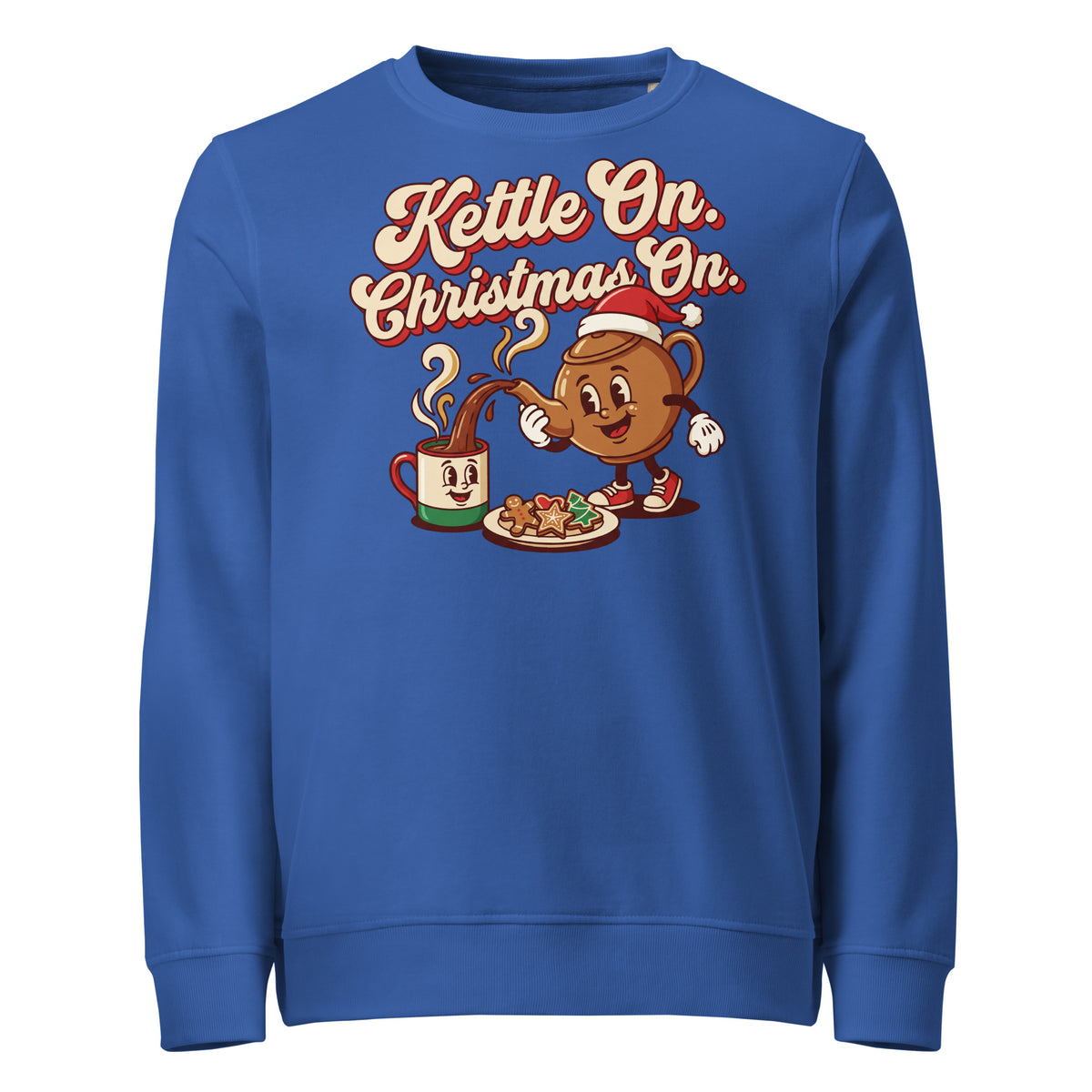 Kettle On. Christmas On. Mid-Weight Sweatshirt - Ricki Robin
