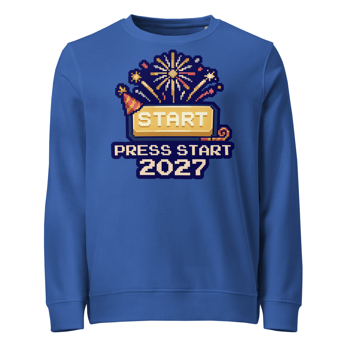 Press Start 2027 New Year Mid-Weight Sweatshirt - Ricki Robin