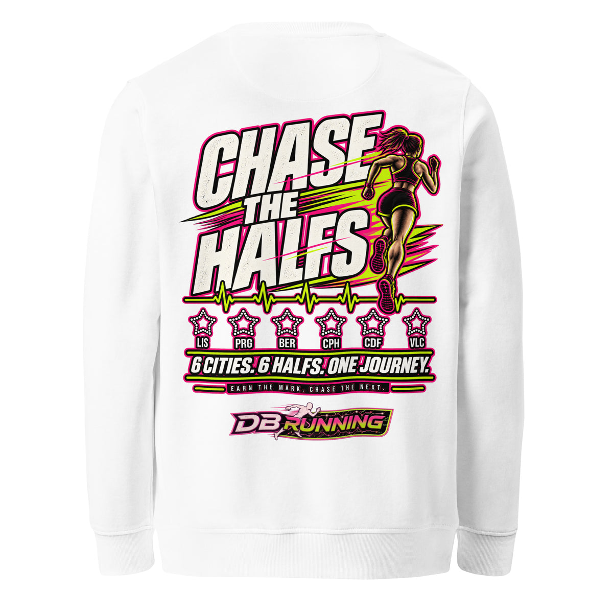 Chase the Halfs Female - Mid-Weight Sweatshirt - DB Running