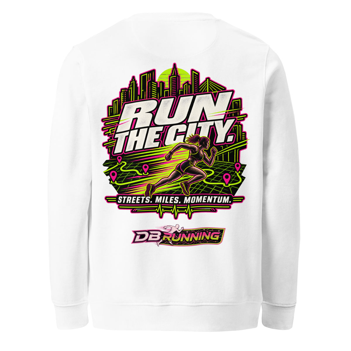 Run the City Female - Mid-Weight Sweatshirt - DB Running