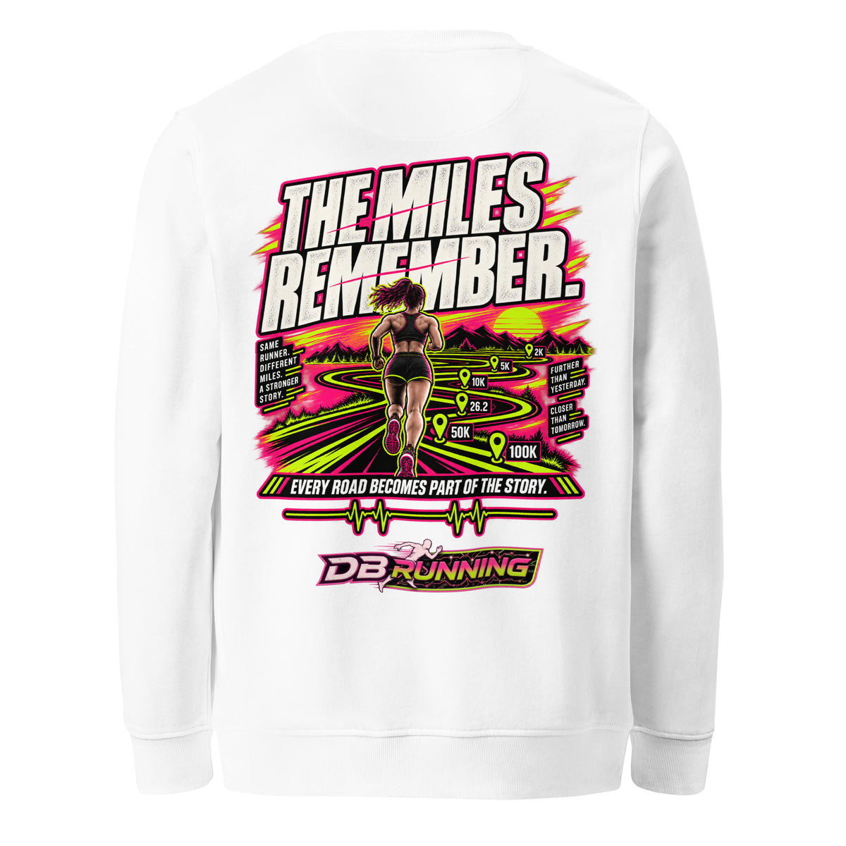 The Miles Remember Female - Mid-Weight Sweatshirt - DB Running