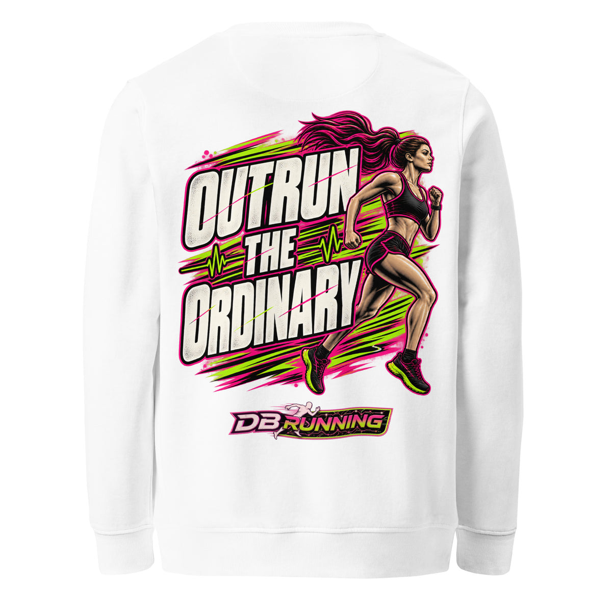 Outrun the Ordinary Female - Mid-Weight Sweatshirt - DB Running