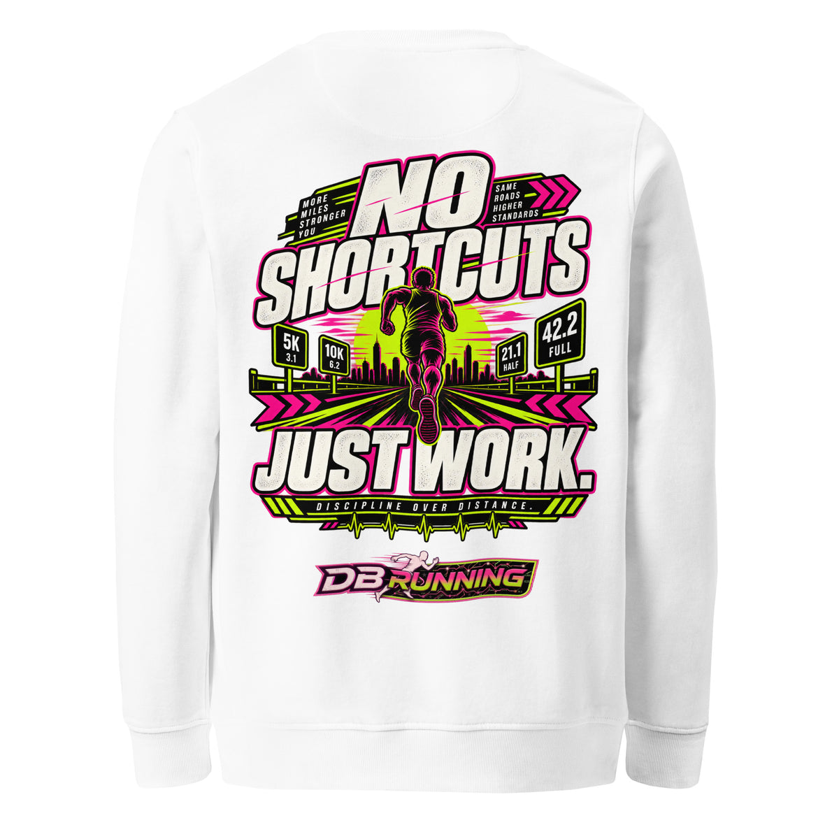 No Shortcuts Male - Mid-Weight Sweatshirt - DB Running