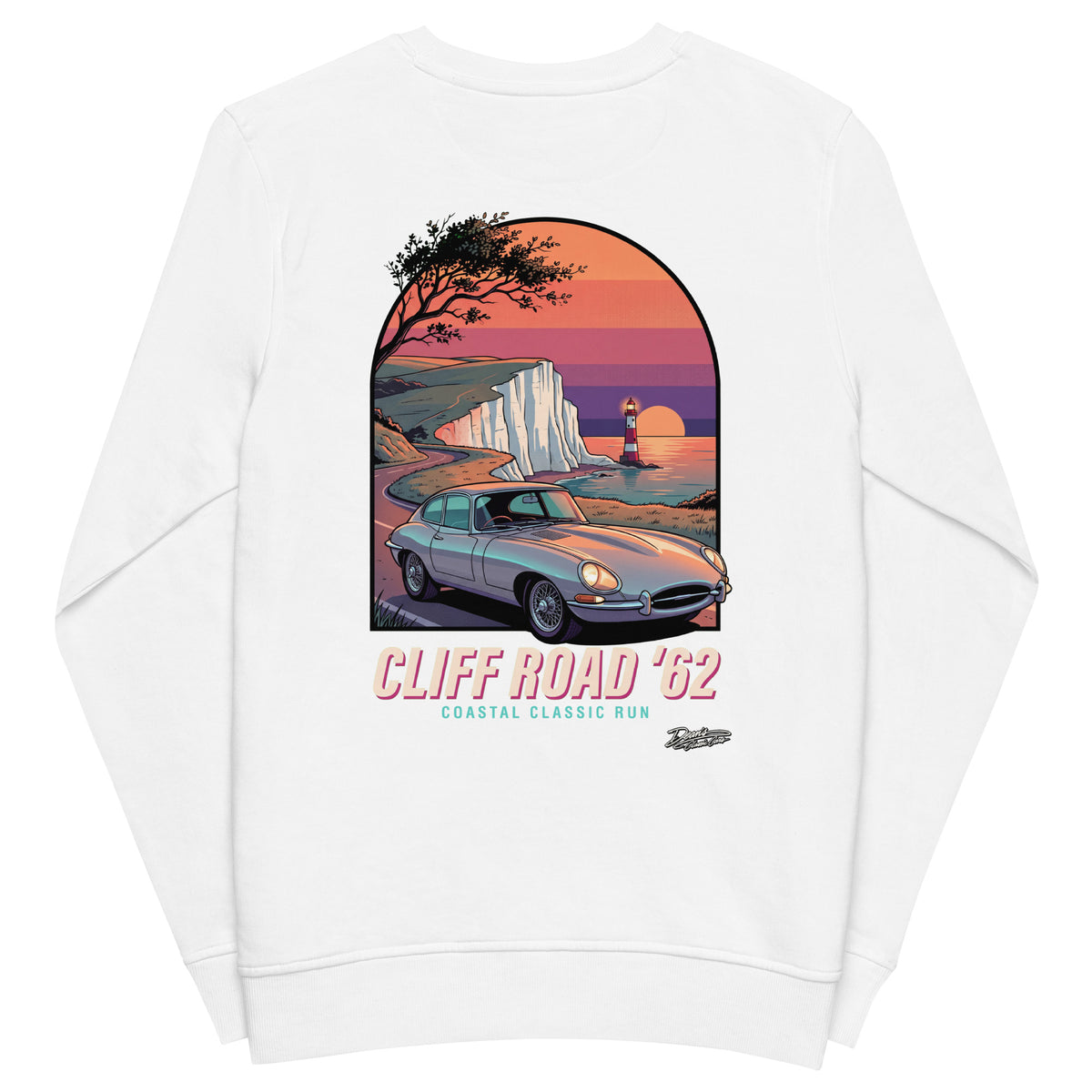 E Type Cliff Road Mid-Weight Sweatshirt - Dean's Classic Cars