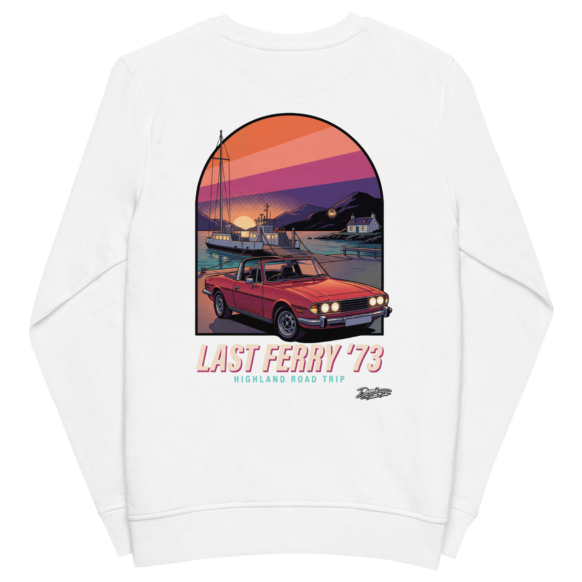 Stag Mk2 Last Ferry Mid-Weight Sweatshirt - Dean's Classic Cars