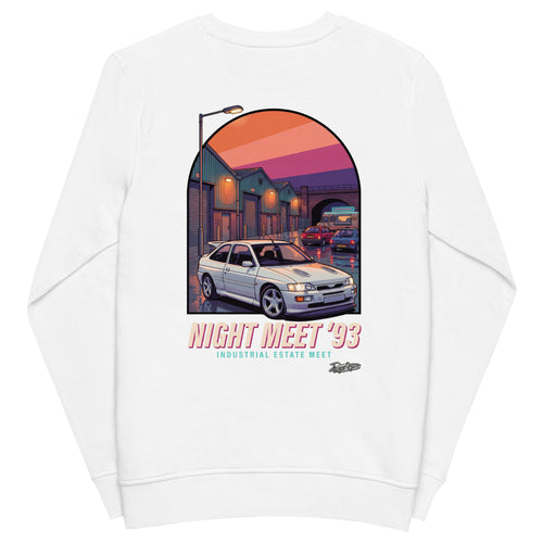 Escort Cosworth Night Meet Mid-Weight Sweatshirt - Dean's Classic Cars