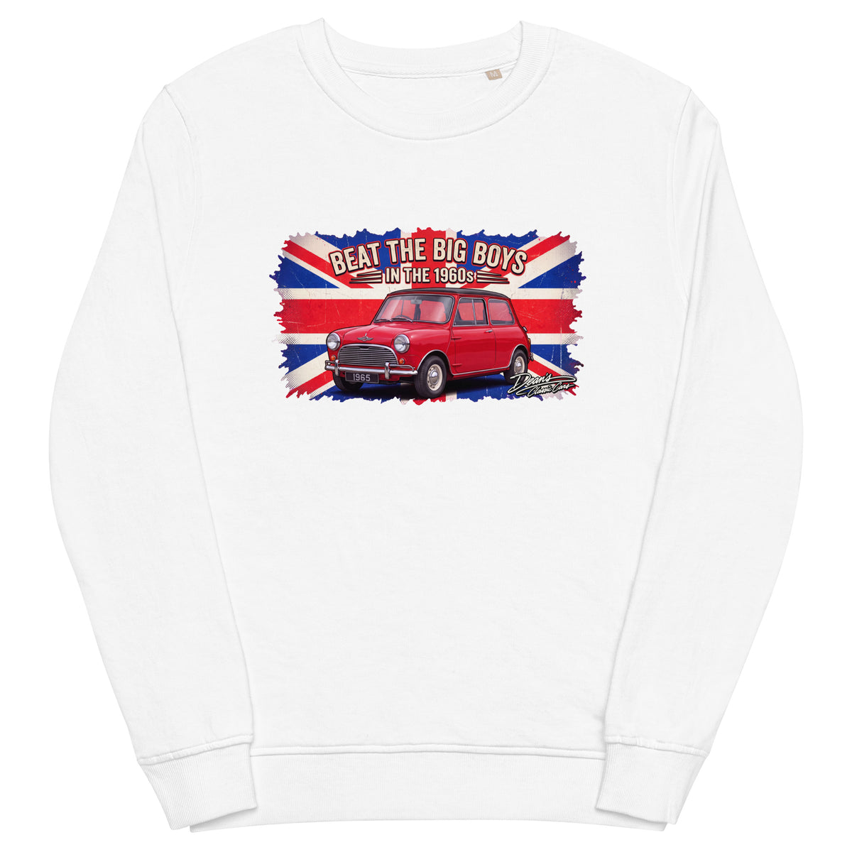 Cooper S Tartan Red Mid-Weight Sweatshirt - Dean's Classic Cars
