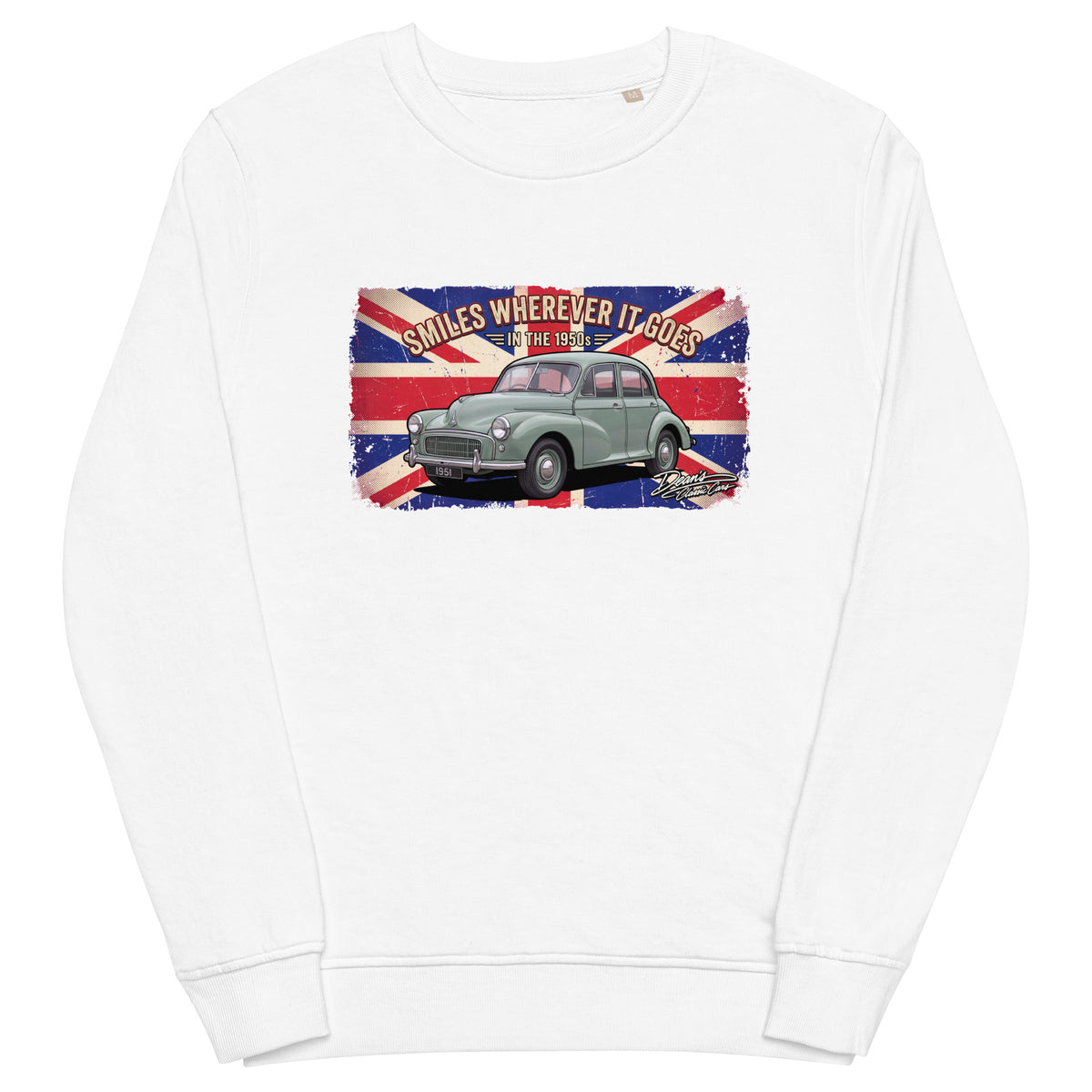 Minor MM Mist Green Mid-Weight Sweatshirt - Dean's Classic Cars