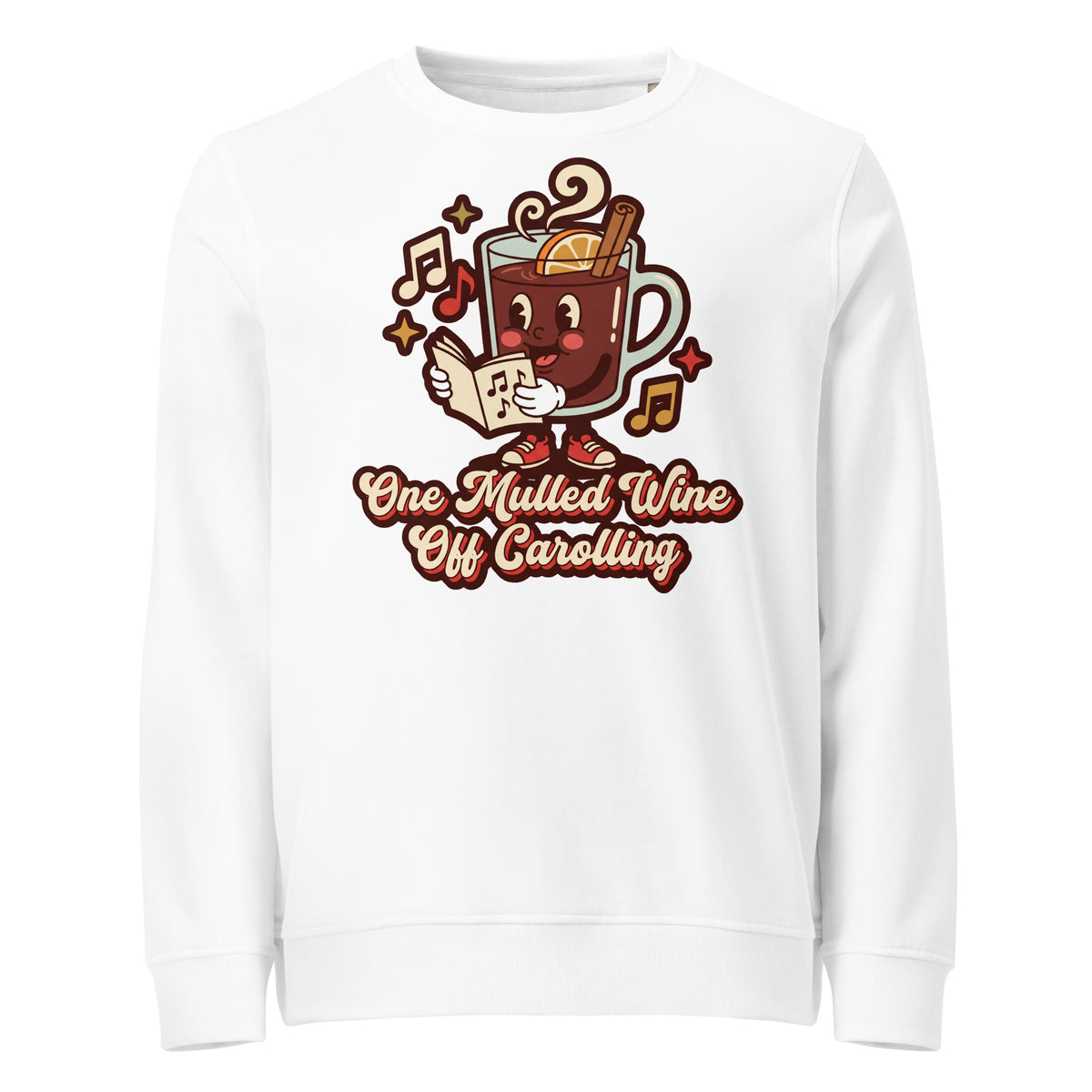 One Mulled Wine Off Carolling Christmas Mid-Weight Sweatshirt - Ricki Robin