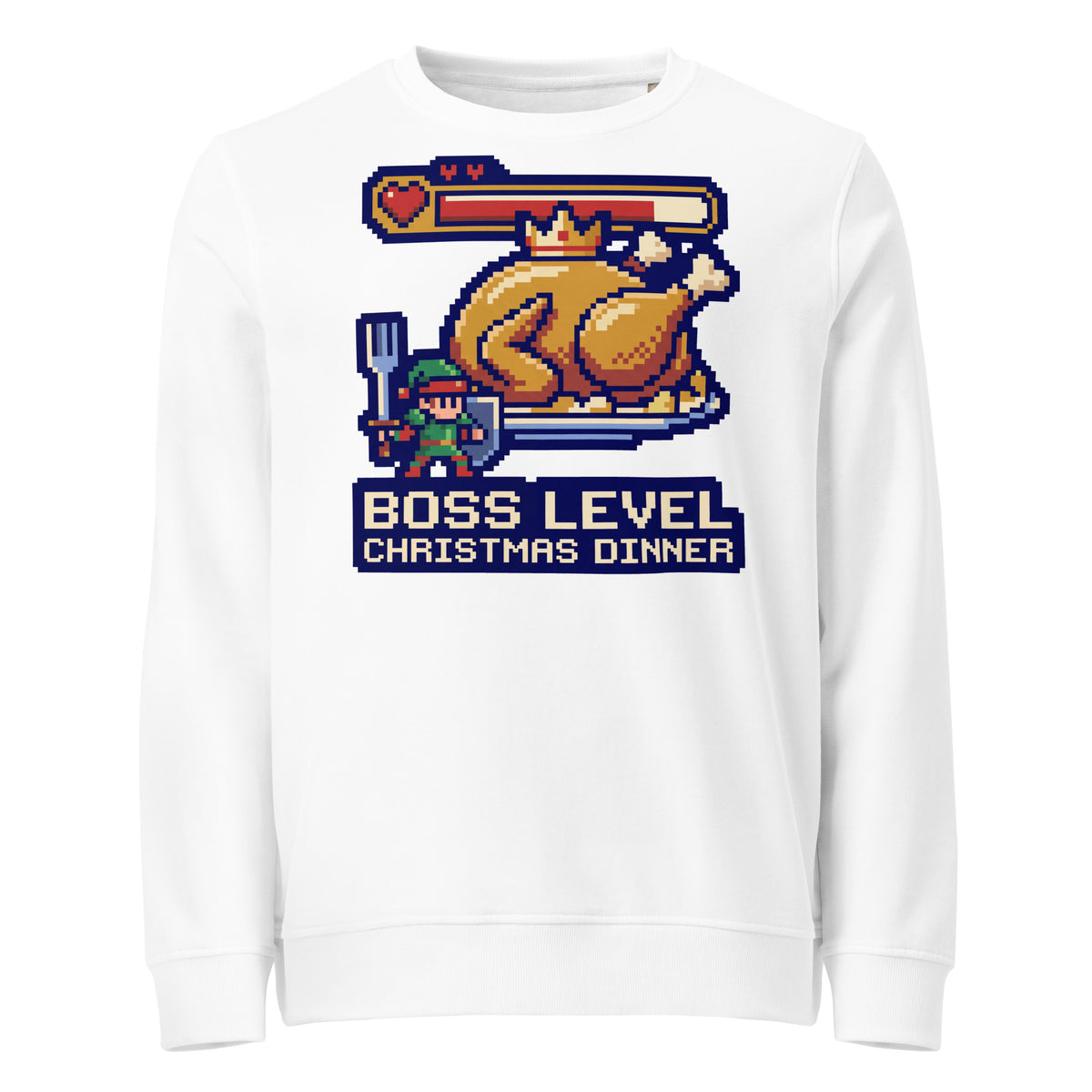 Boss Level: Christmas Dinner Mid-Weight Sweatshirt - Ricki Robin