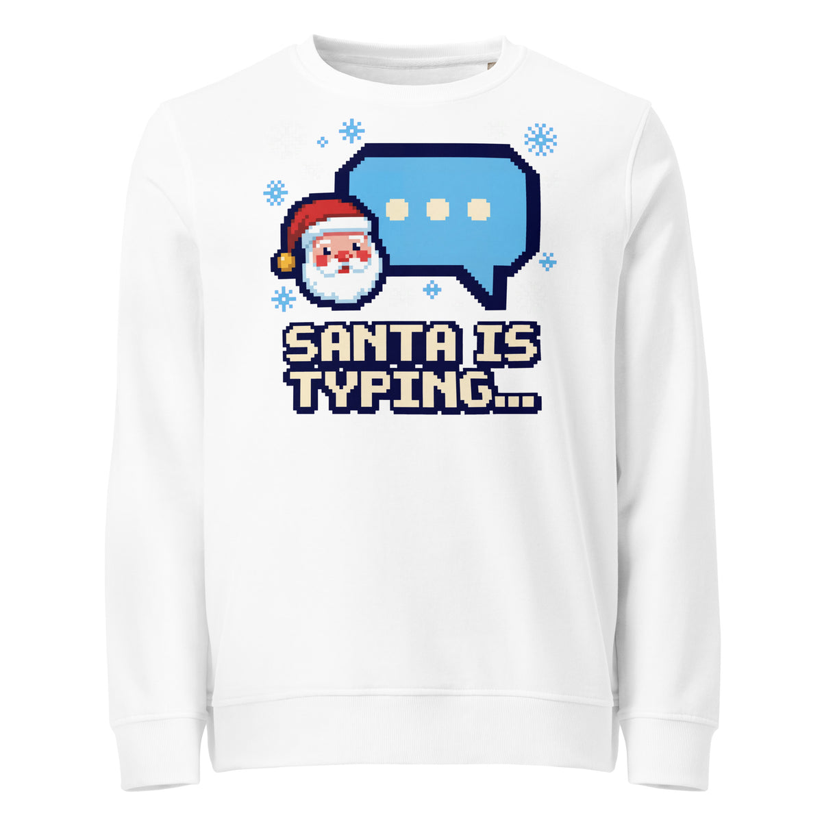 Santa Is Typing... Christmas Mid-Weight Sweatshirt - Ricki Robin
