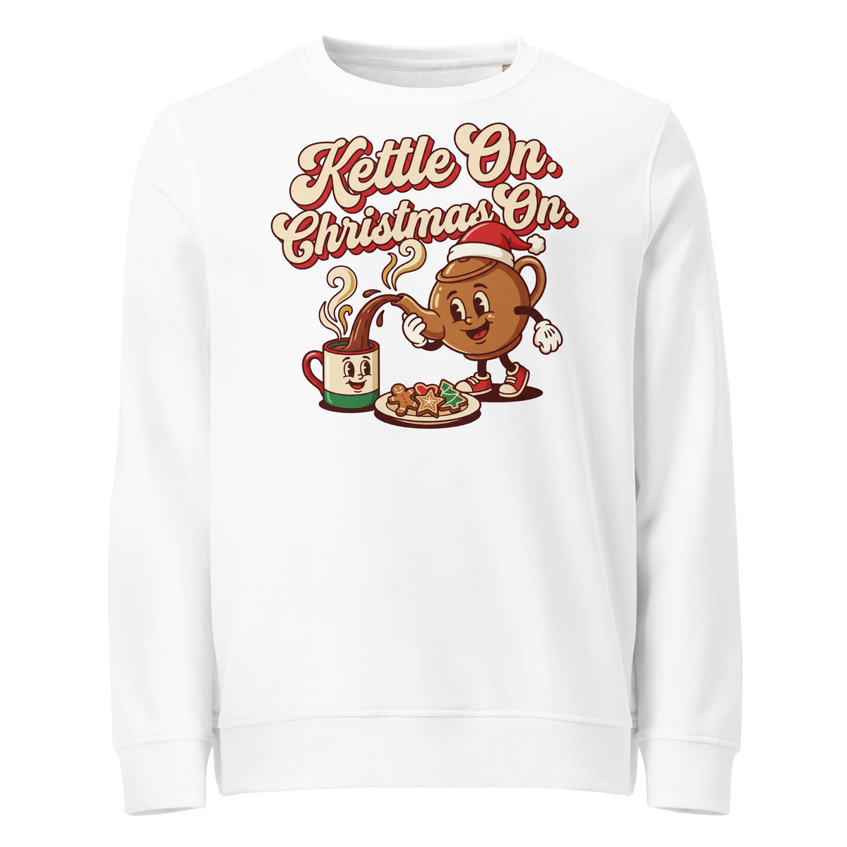 Kettle On. Christmas On. Mid-Weight Sweatshirt - Ricki Robin