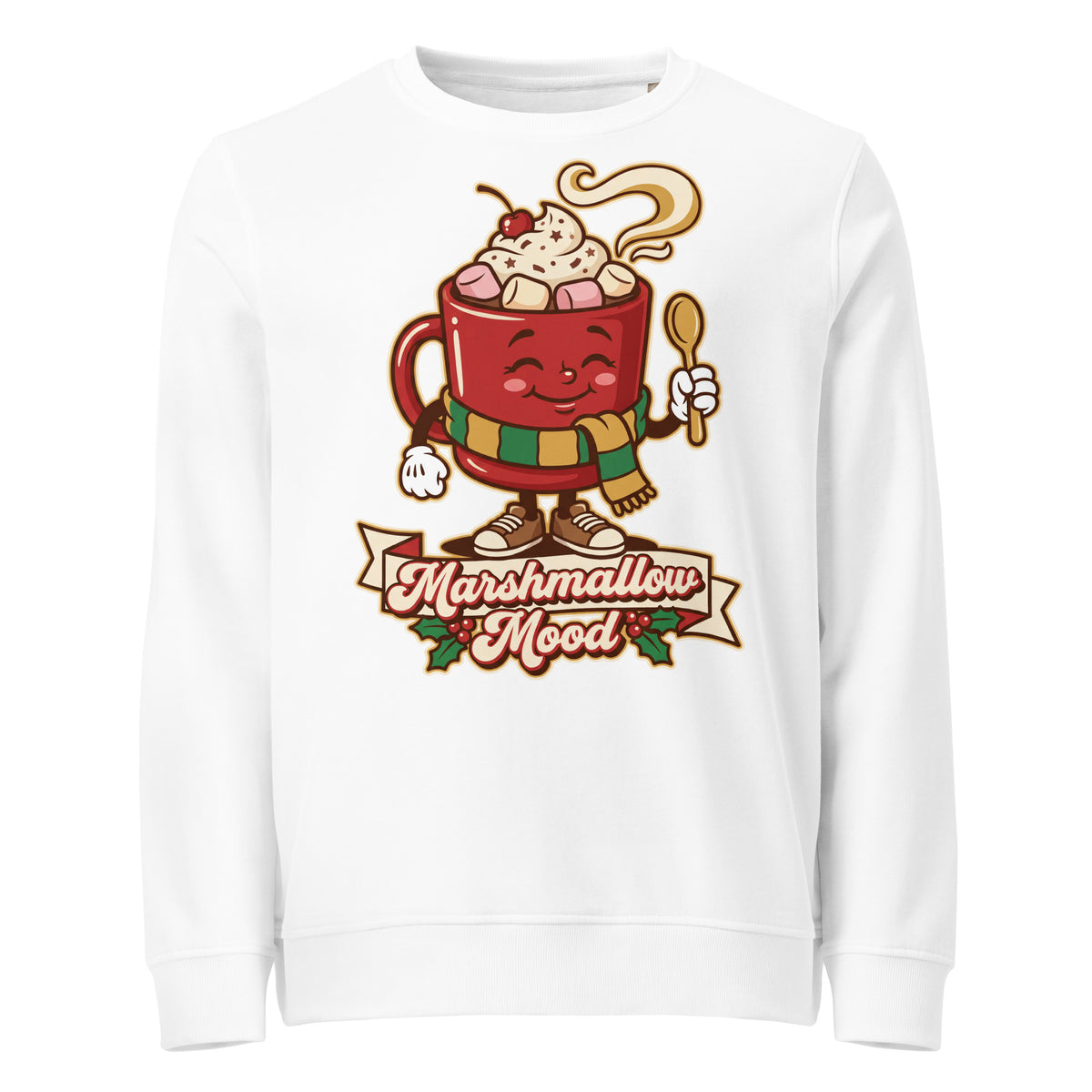Marshmallow Mood Christmas Mid-Weight Sweatshirt - Ricki Robin