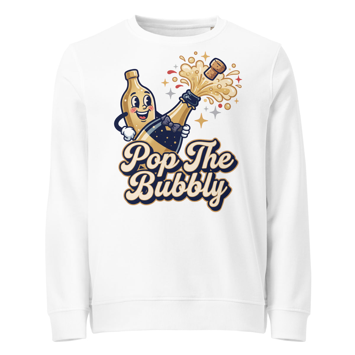 Pop The Bubbly New Year Mid-Weight Sweatshirt - Ricki Robin
