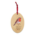 Baby's First Christmas 2026 Wooden Ornament - Ricki Robin
